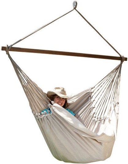 MacaMex Cayo Gigante XL Hängestuhl, Hängesessel aus langfasriger Baumwolle