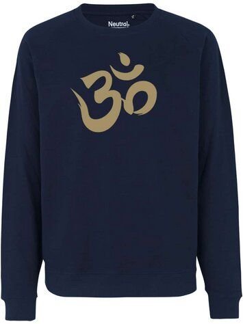 Peaces.bio - handbedruckte Biomode Bio Damen Sweatshirt Loose Fit Om