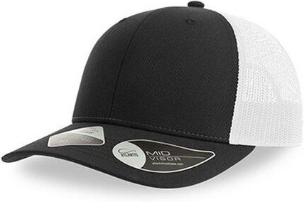 Atlantis Headwear Basecap Atlantis Bryce Cap Mesh Cap zweifarbig aus Recyceltem Polyester Truckercap