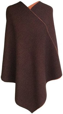 austriandesign.at DreieckPoncho reversibel dick aus extrafeiner Merinowolle