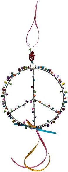 Just Be Perlen Peacezeichen klein