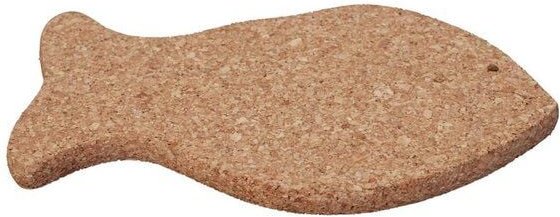 Kork-Deko Topfuntersetzer "Fisch" aus Kork | versch. Größen: 28cm (L) & 20cm (M)