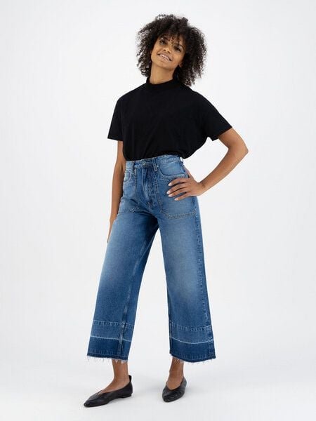 MUD Jeans Jeans - Sara Works Cropped - aus recycelter Baumwolle