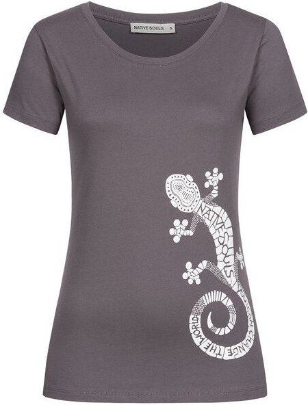 NATIVE SOULS T-Shirt Damen - Gecko
