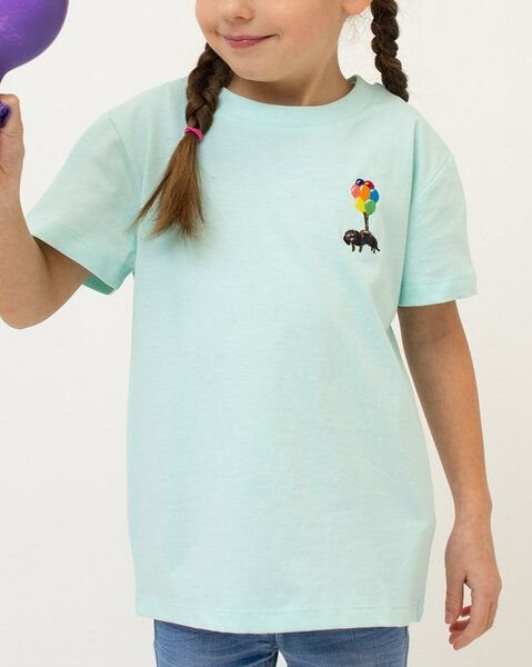 Bavarian Caps Kids T-Shirt Dackelexpress - Hellblau