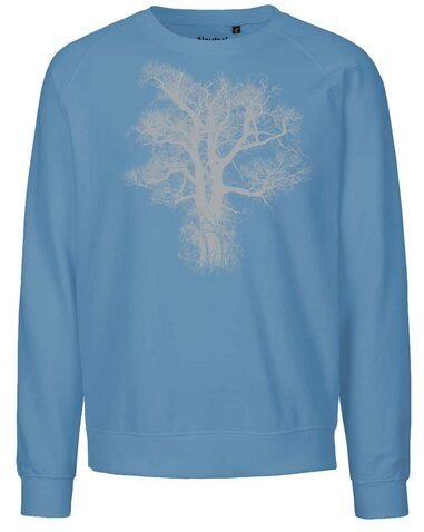 Peaces.bio - handbedruckte Biomode Bio Herren-Sweatshirt Chestnut