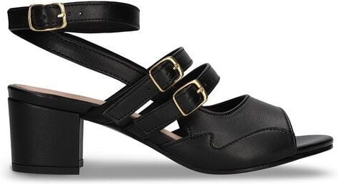 Nae Vegan Shoes NAE - Devan Schwarze Vegane Absätze aus AppleSkin