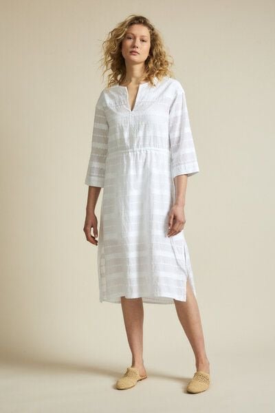 LANIUS Jacquardkleid aus Bio-Baumwolle