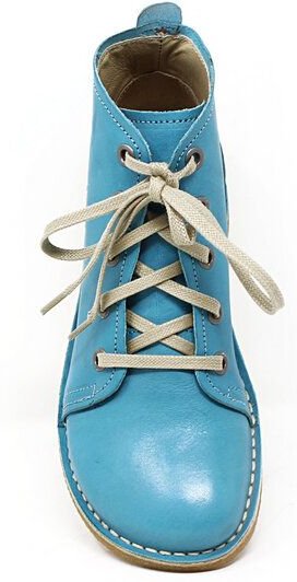 Grünbein Shoes Ankle Boots Tessa Naturform lose Einlage mauiblau