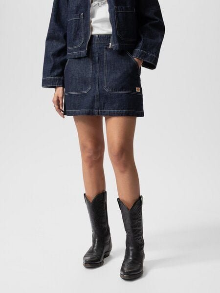 Nudie Jeans Elvy Jeansrock aus Bio-Baumwolle - Workwear Denim