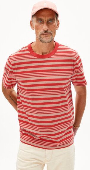 ARMEDANGELS MAARKOS BOLD STRIPES - Herren T-Shirt aus Bio-Baumwolle