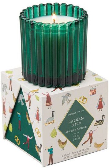Paddywax Sojawachs Duftkerze 12 Days Of Christmas Balsam & Tannennadeln