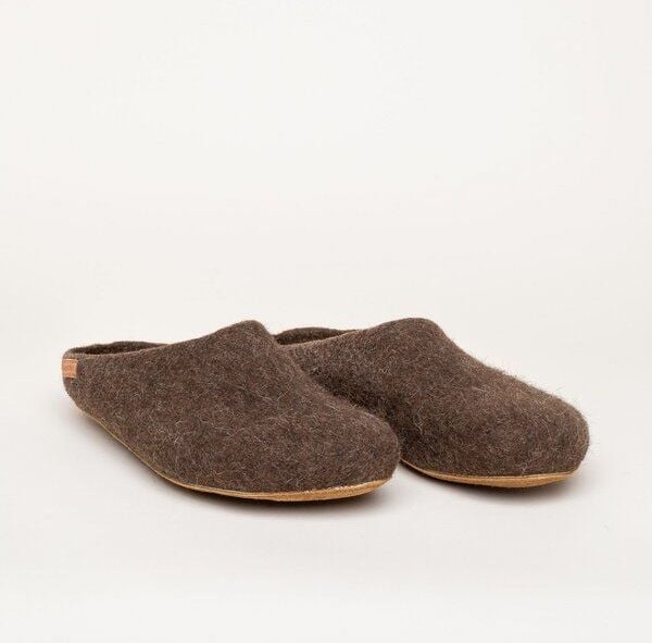 Magicfelt Filz-Hausschuh 713 aus 100% seltenen Wollen | Pantoffel für Damen & Herren mit hochwertiger Rinds-Sohle - Made...