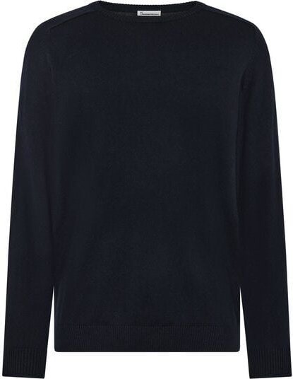 KnowledgeCotton Apparel Leichter Pullover mit Rundhalsausschnitt aus Bio-Baumwolle und Kaschmir