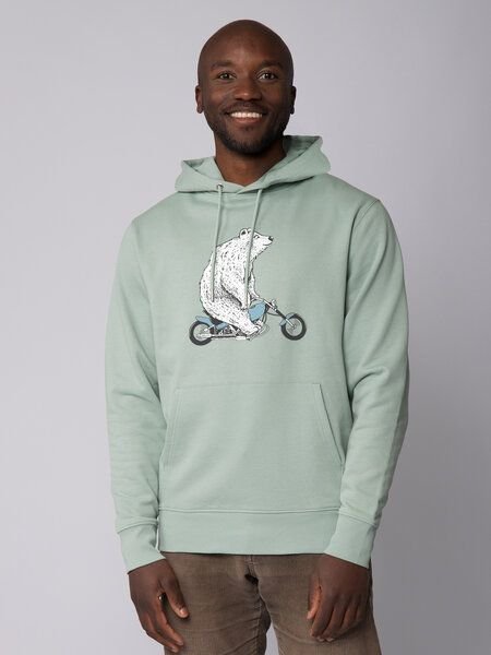 watapparel Hoodie Unisex Bär auf Bike