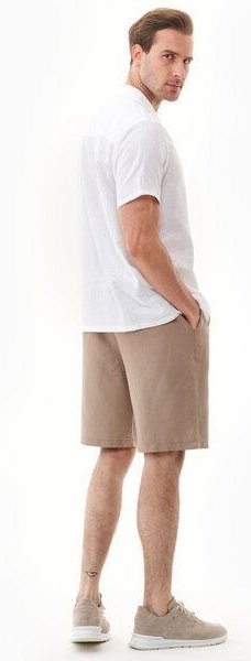 ORGANICATION Shorts aus TENCEL Lyocell und Leinen