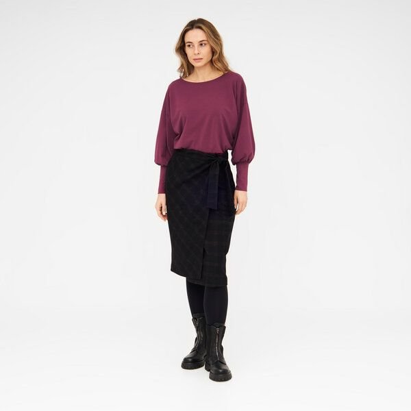 WiDDA berlin Longsleeve AVA Beere aus Bio-Baumwolle