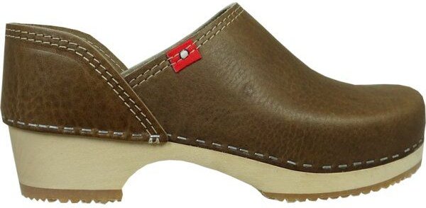 Klox Cloggie - geschlossener Clog mit pflanzlich gegerbtem Leder