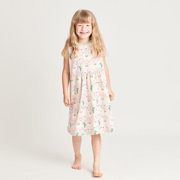 Cheeky Apple Ärmelloses Kleidchen aus Bio-Baumwolle "Alpakas"