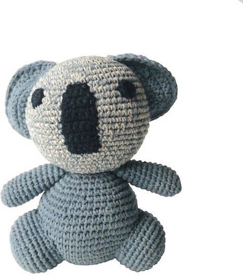 Luna-Leena Koala Kuscheltier – handgehäkelt aus Bio-Baumwolle