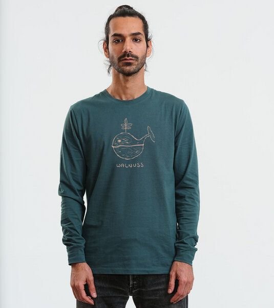 GARY MASH Langarmshirt Scott Walnuss aus Biobaumwolle