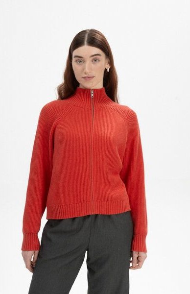 Rippstrick Jacke KAMUKA | von MELA | Fairtrade & GOTS zertifiziert