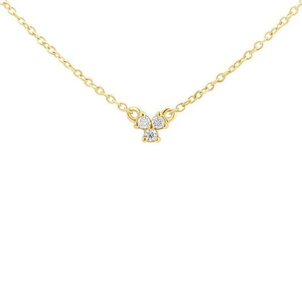 Eppi Halskette mit drei Lab Grown Diamanten Sharma