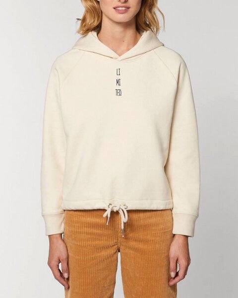 Human Family Kurzer Damen Hoodie "Invent - LIMITED"