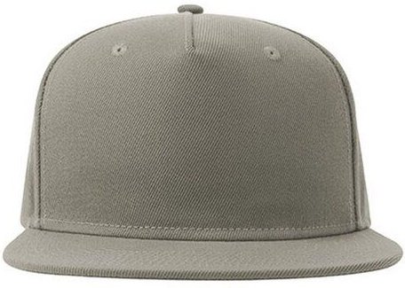 Atlantis Headwear Atlantis recycelte Flat-Cap mit Kunststoffverschluss