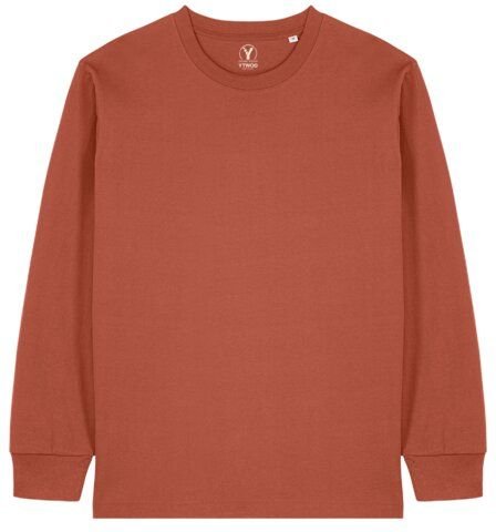 YTWOO Schweres Unisex Basic Langarmshirt aus 100% Biobaumwolle