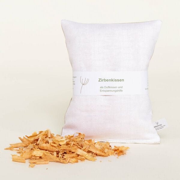 nahtur-design Zirbenkissen aus Bioleinen