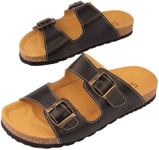 SaNeba Zweiriemer Damen |Vegan - Soft Kork