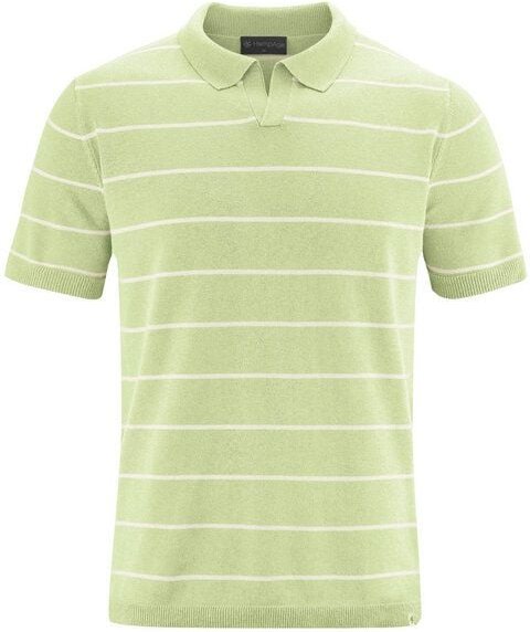 Thumbnail - HempAge Herren Strick-Polo Hanf/Biobaumwolle