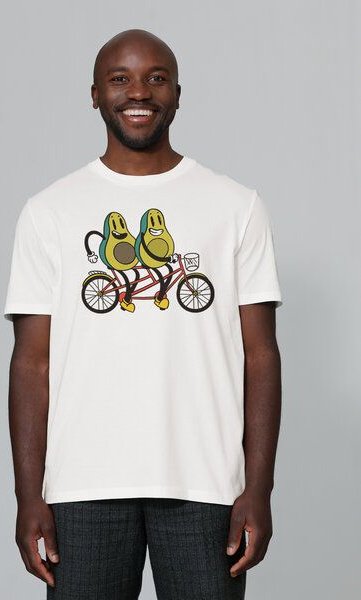 watapparel T-Shirt Unisex Avocado Fahrrad