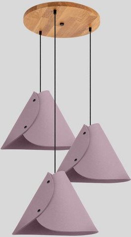 ALMUT von Wildheim 3er Hängelampe aus 100 % Merino Wollfilz Naturleuchte mulesingfrei