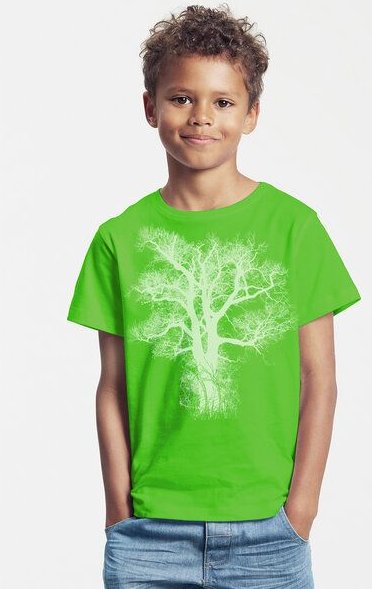 Peaces.bio - handbedruckte Biomode Bio-Kinder T-Shirt Chestnut
