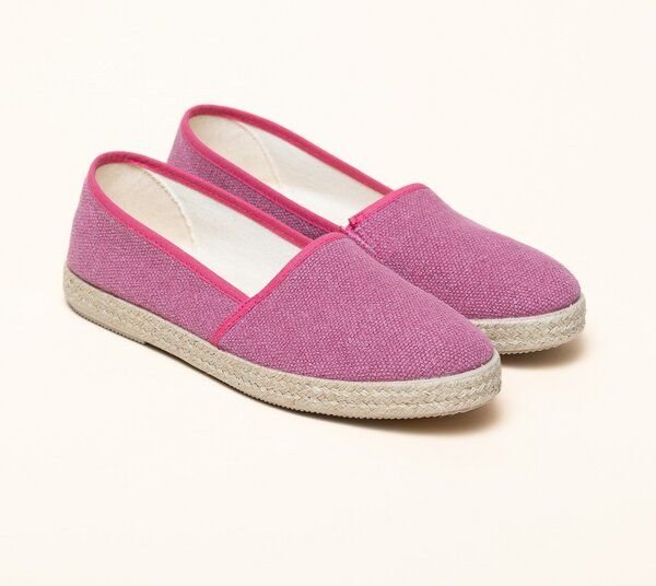 Thumbnail - Gottstein Camping Linen-Espadrille aus GRS zertifizierten Leinen für Damen - Nachhaltiger Sommerschuh mit Gummisohle