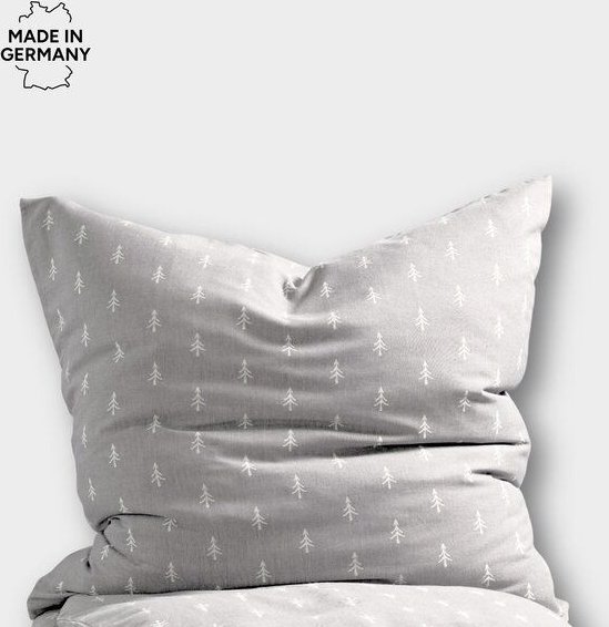 picea (by bleed) Fichtenliebe Kissen hellgrau