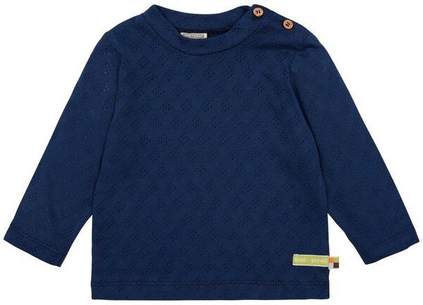 loud + proud Babys & Kinder Shirt Langarm Jacquard Strick, GOTS-zertifiziert