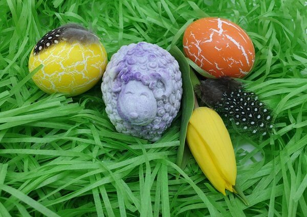 Thumbnail - Kleine Auszeit Manufaktur Osterlämmchen / Pummelschäfchen - Naturseife, vegan, palmölfrei & plastikfrei