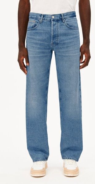 ARMEDANGELS AARY Herren Straight Jeans Bio-Baumwoll Mix Comfort Stretch