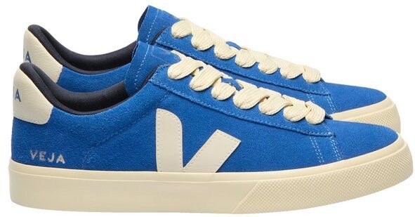 Veja Damen-Sneaker Campo Bold Suede Indigo Pierre