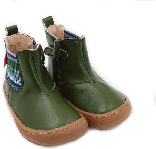 Pololo Barfuß-Chelseaboot aus Kaktus-Lederimitat (vegan), unisex, Gr. 24-34