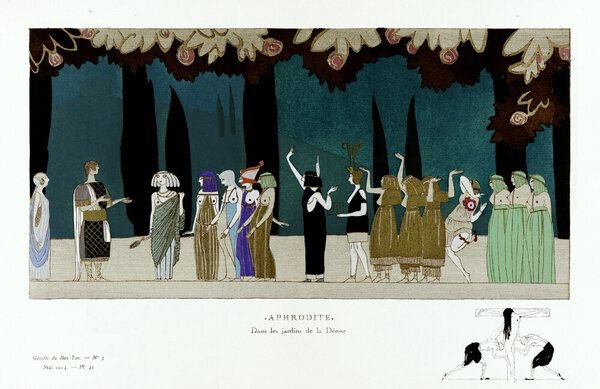 Photocircle Poster / Leinwandbild - Aphrodite - In den Gärten der Göttin von Charles Martin