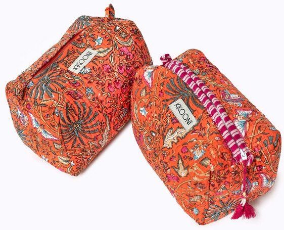 KIKOONI handgefertigte kleine Kosmetiktasche "Small K "