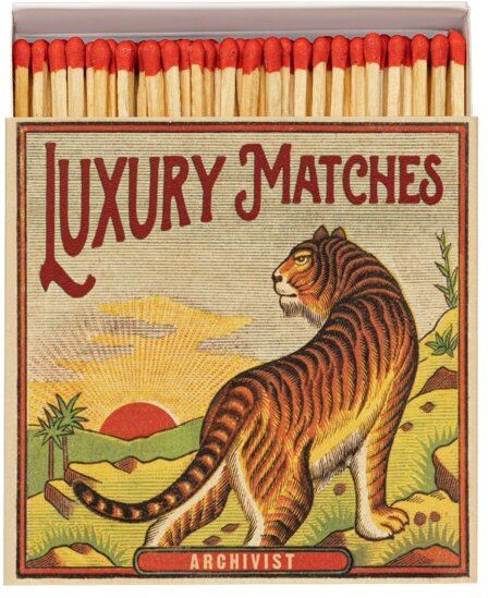 Archivist Sunrise Tiger Matchbox Streichhölzer