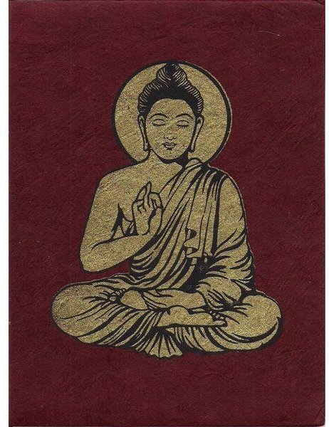 Just Be Briefkarte Buddha