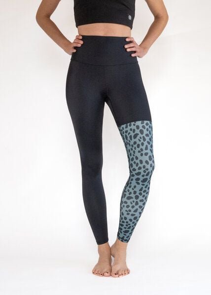 Arctic Flamingo Blickdichte Yoga Leggings, High Waist Damen Yoga Hose aus ECONYL® regeneriertem Nylon