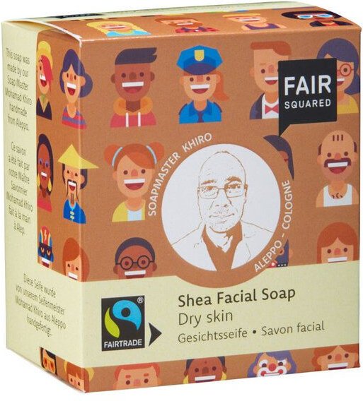 Fair Squared Shea Facial Soap Dry Skin - 2x80gr.