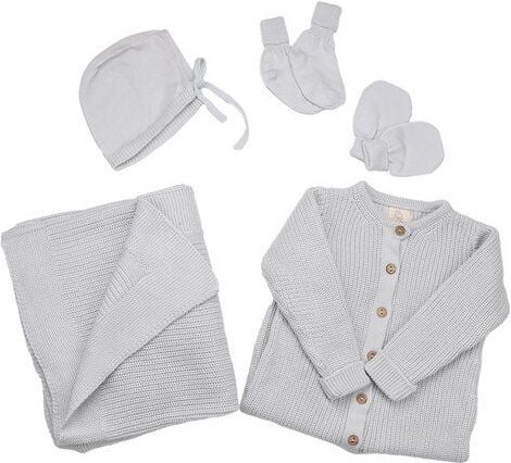 Woollyboll Geschenkset aus Biobaumwolle-Blau